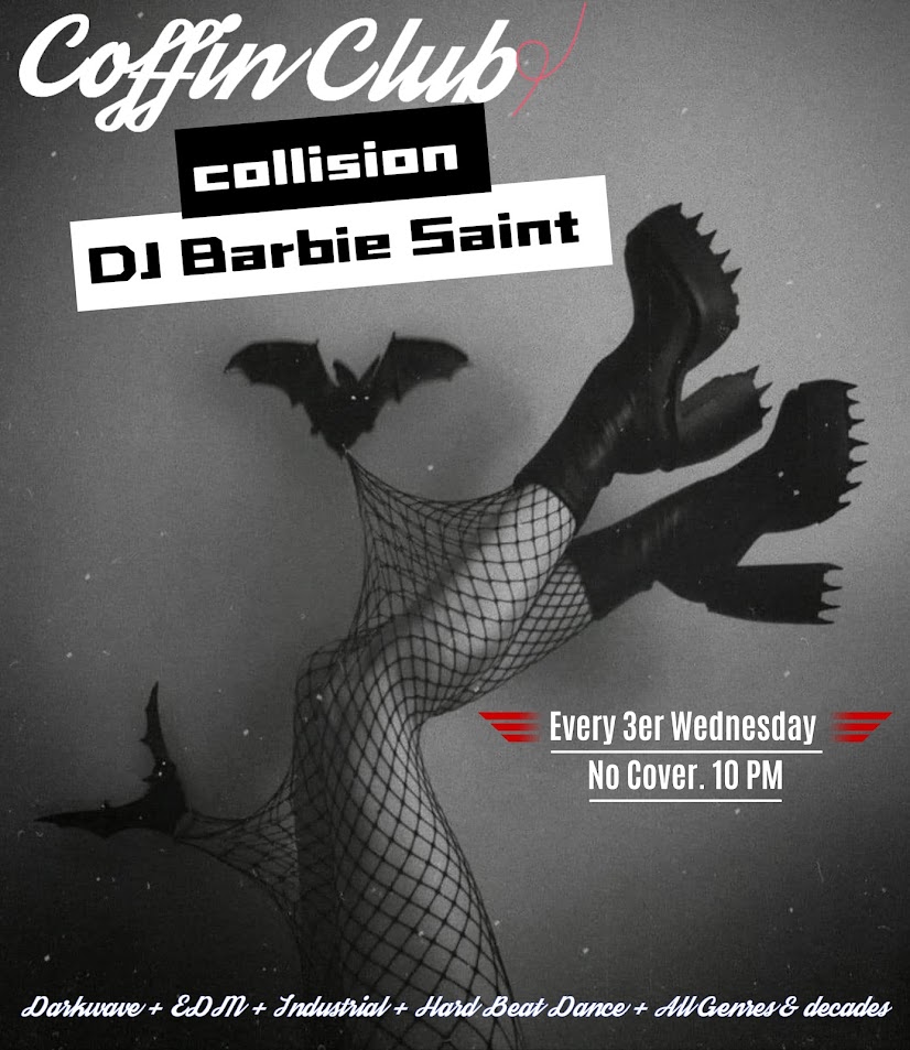 Collision at the Coffin Club with DJ Barbie Saint and Guest DJ Mr White (No Cover)