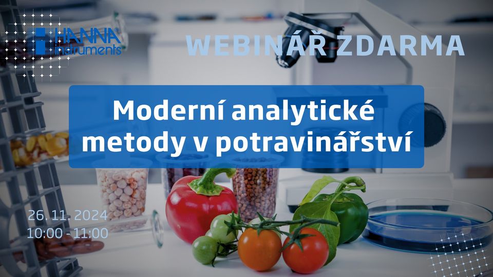 Webinář zdarma: Moderní analytické metody v potravinářství