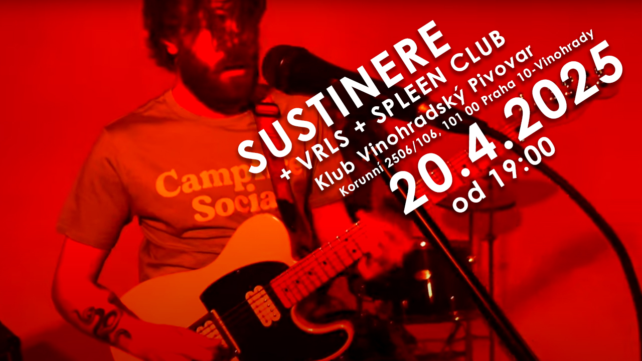 Sustinere + VRLS + Spleen Club = Prague Vinohradský Pivovar