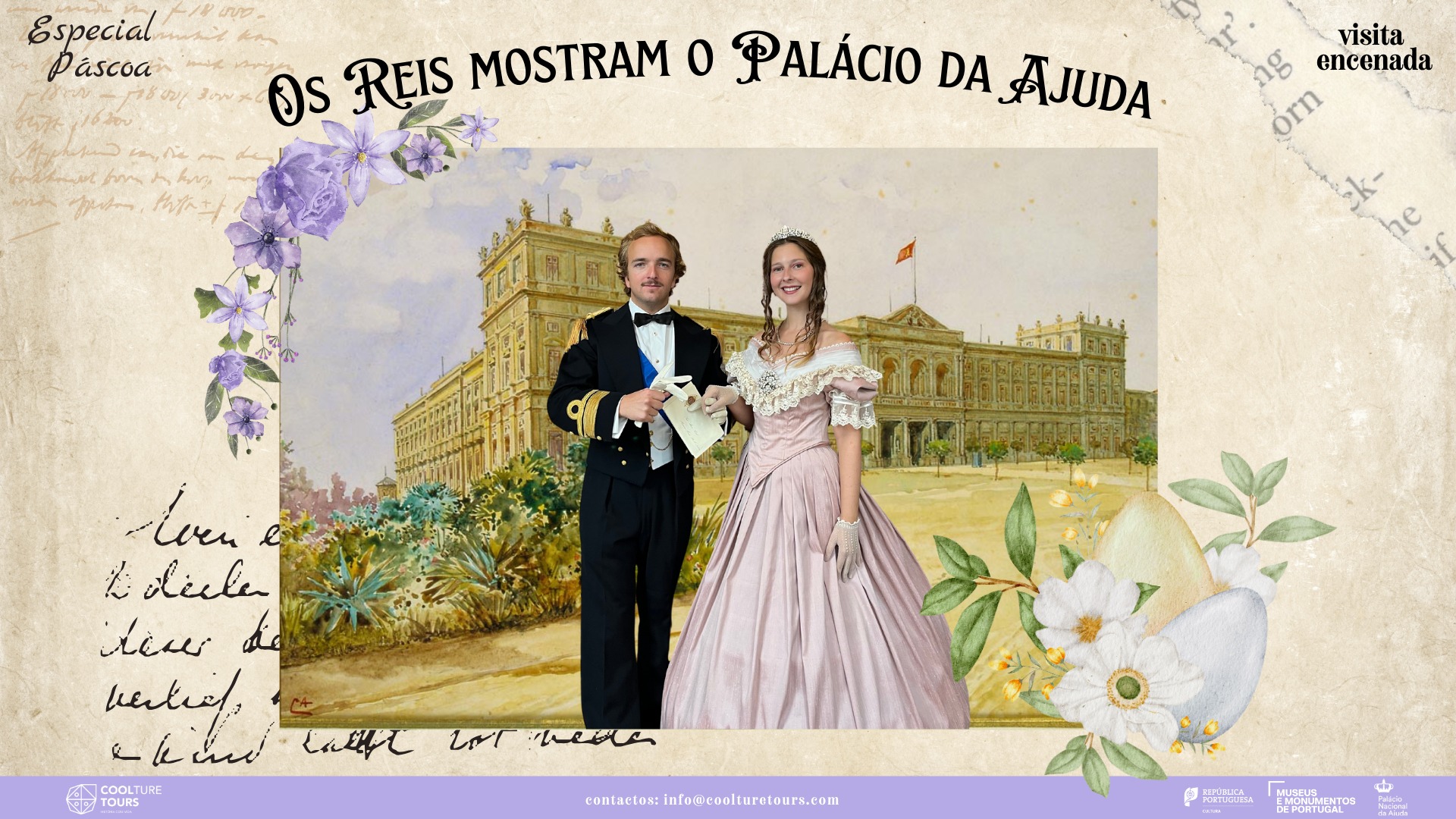 Os reis mostram o Palácio da Ajuda *especial Páscoa