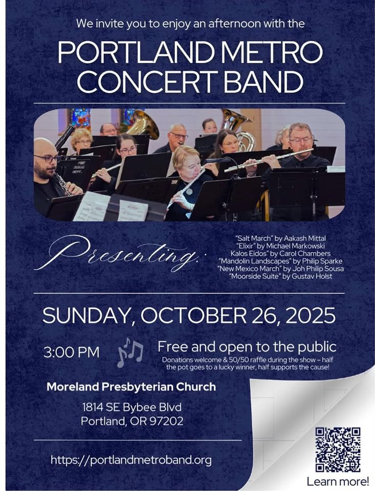 Portland Metro Concert Band Concert