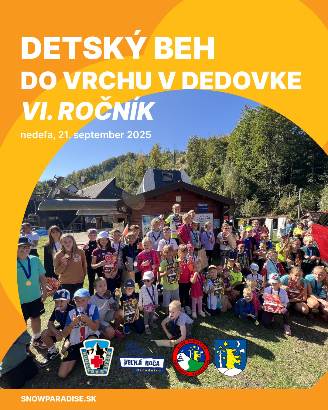 Detský beh do vrchu v Dedovke | VI. ročník