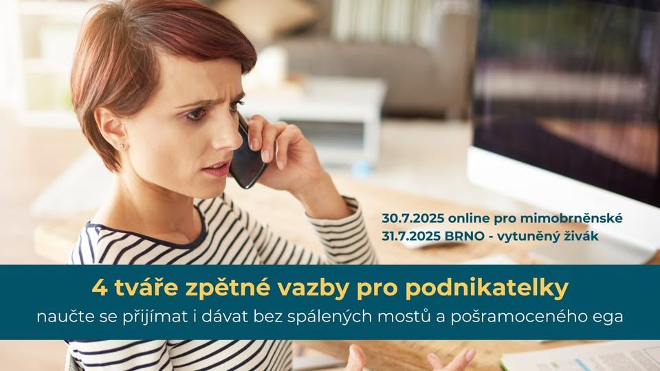 4 tváře zpětné vazby pro podnikatelky