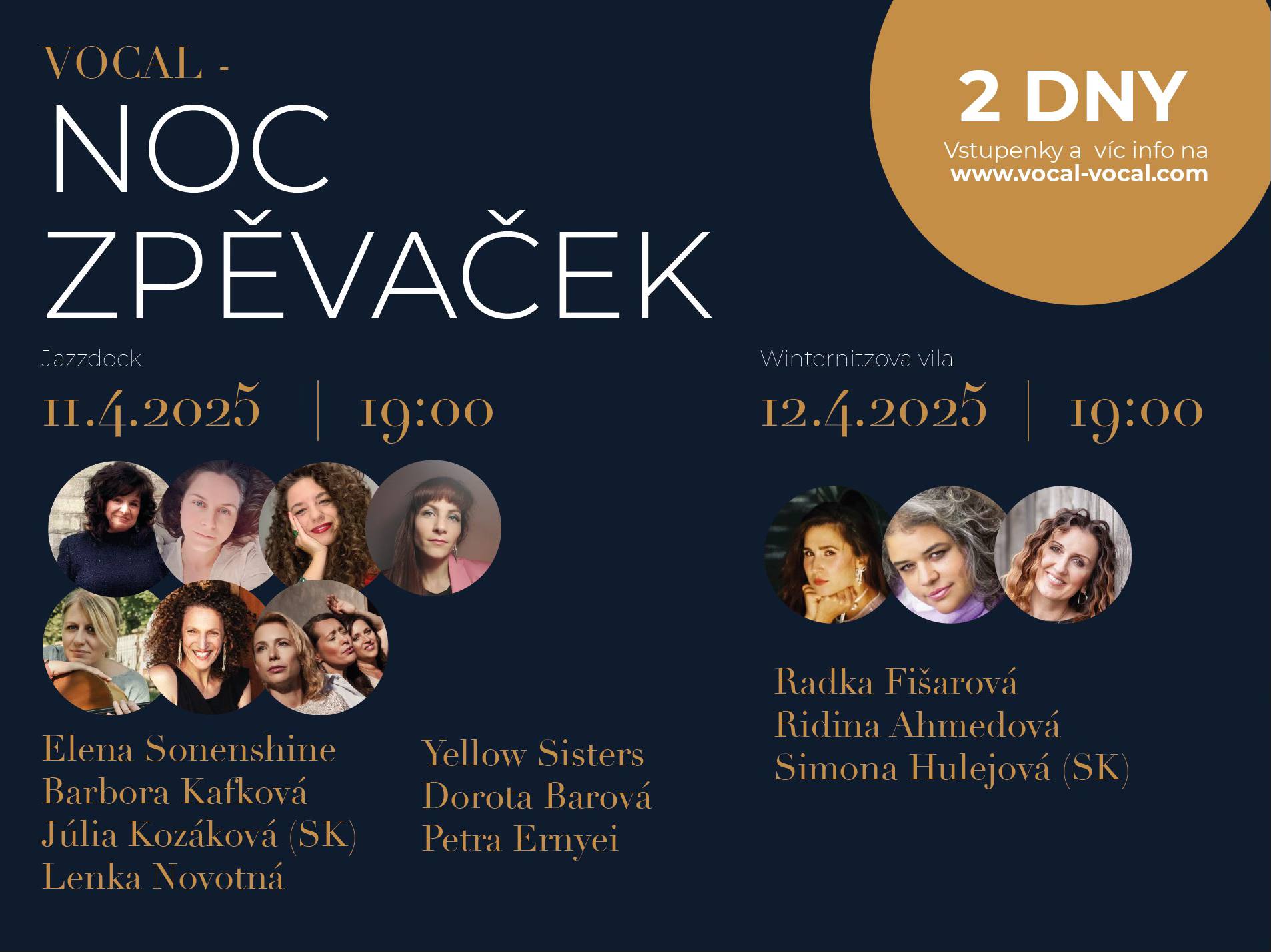 VOCAL - NOC ZPĚVAČEK