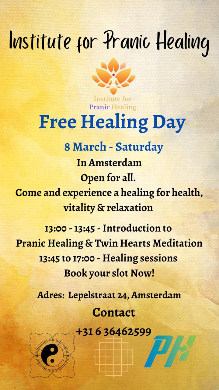 Free Healing Day - Amsterdam