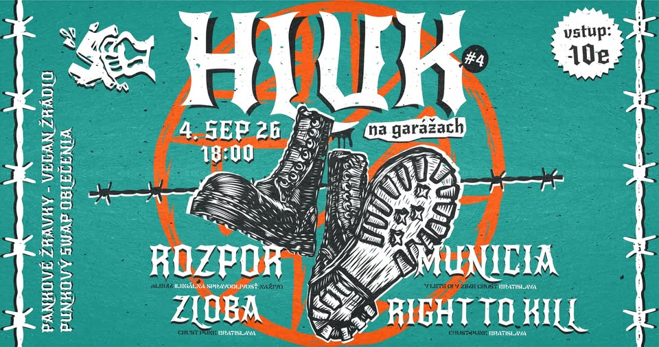 HLUK #4 // ROZPOR - MUNICIA - ZLOBA - RIGHT TO KILL