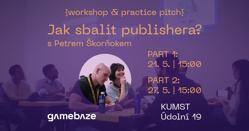 Jak sbalit publishera? 👉 Workshop a Practice Pitch ve dvou částech