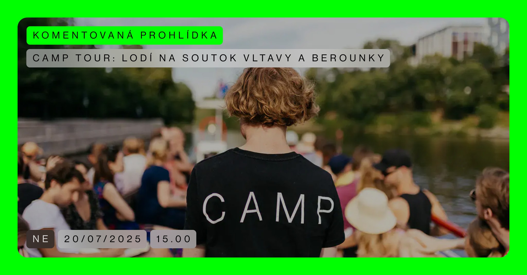 CAMP Tour: Lodí na soutok Vltavy a Berounky