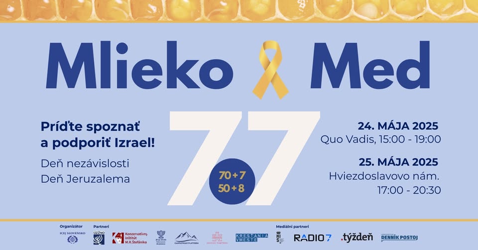Mlieko & Med, koncerty v nedeľu, 25. mája 2025