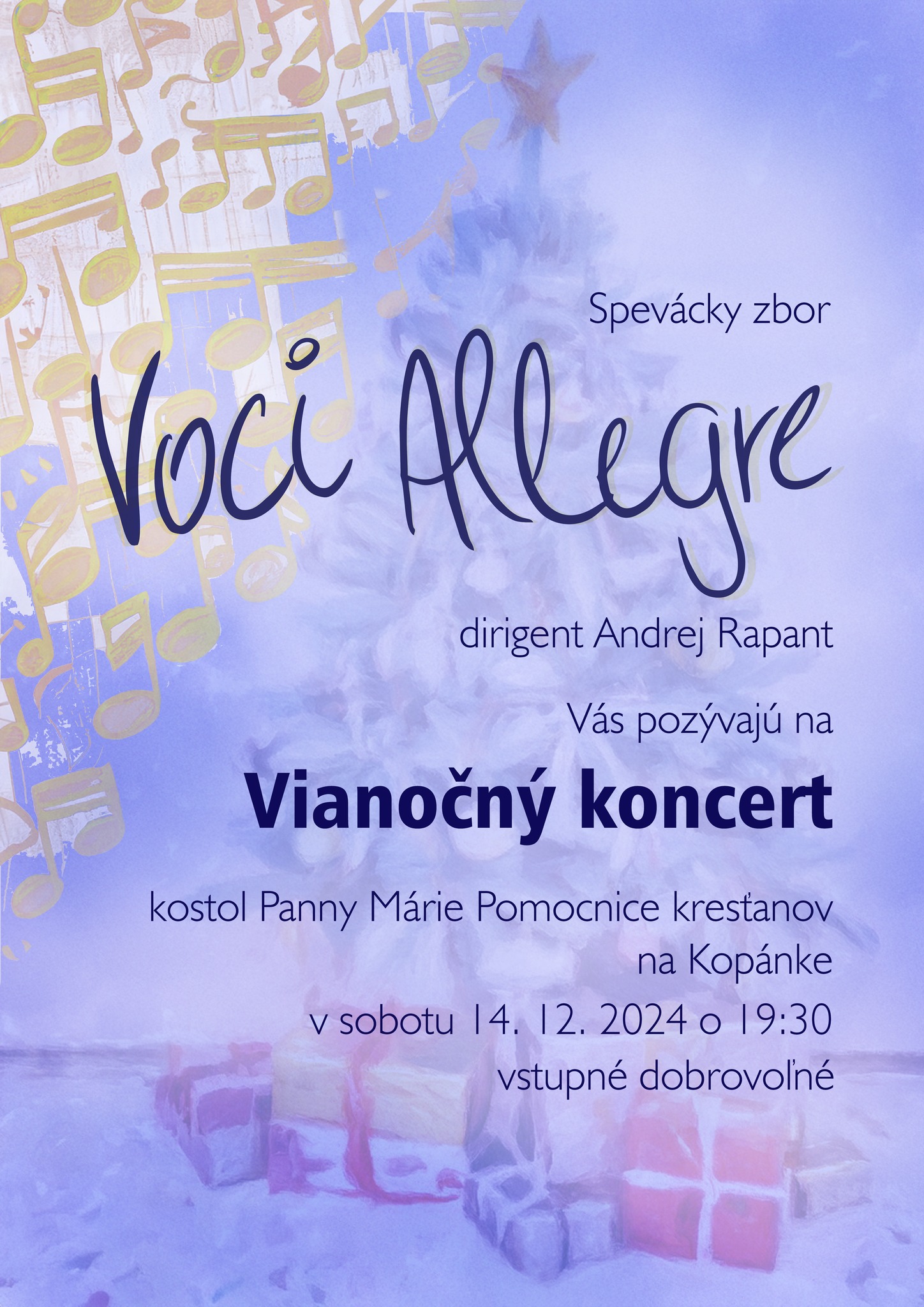 Vianočný koncert Voci Allegre