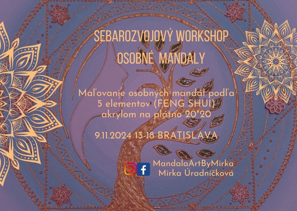 Osobné mandaly podľa Feng Shui - sebarozvojový workshop