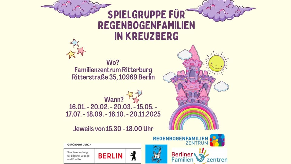 Spielgruppe für Regenbogenfamilien in Kreuzberg