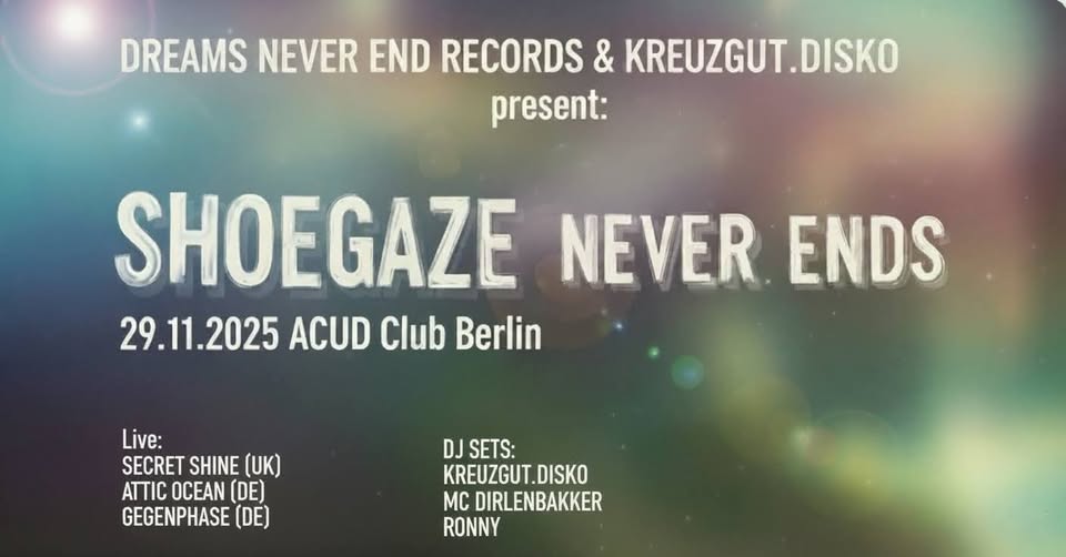 'SHOEGAZE NEVER ENDS' Festival