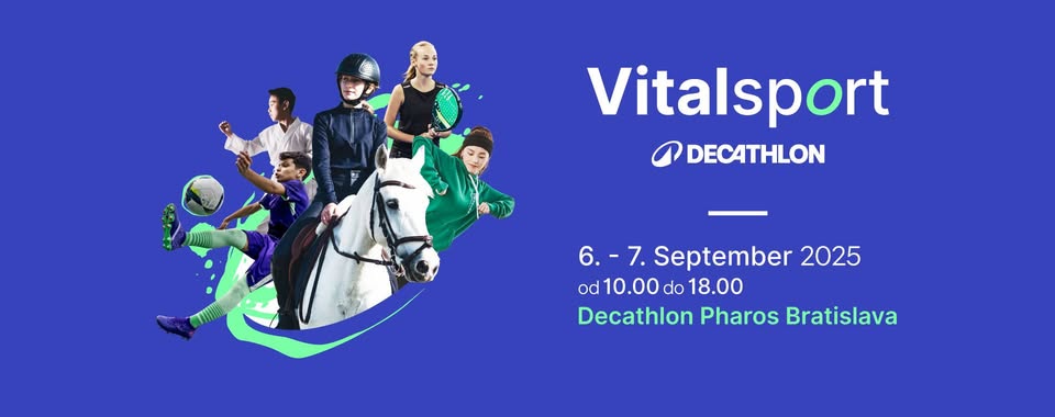 Športové podujatie VITALSPORT opäť prichádza do Bratislavy!👦👧