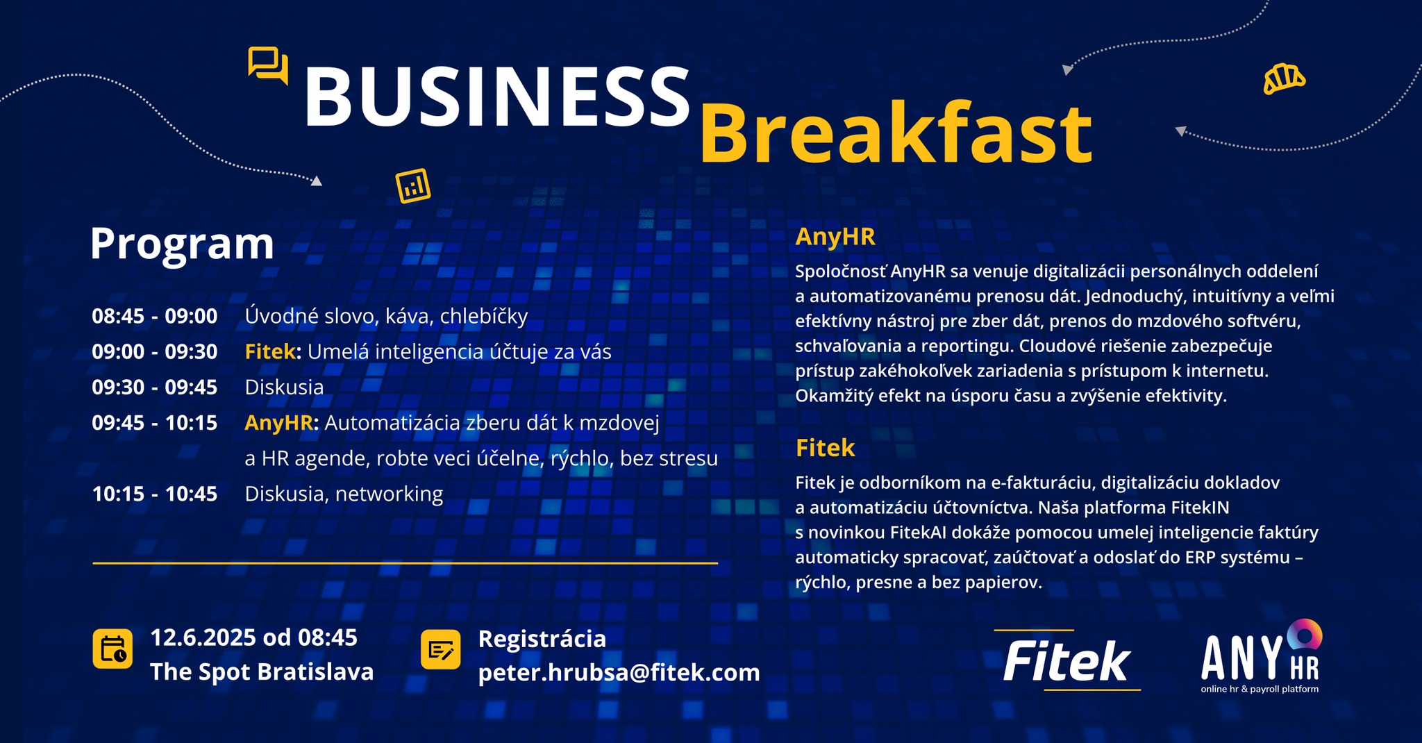 Business Breakfast Fitek, AnyHR