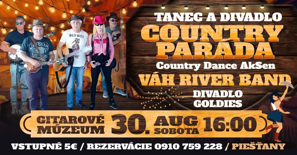 COUNTRY A DIVADLO :: VÁH RIVER BAND a divadlo GOLDIES