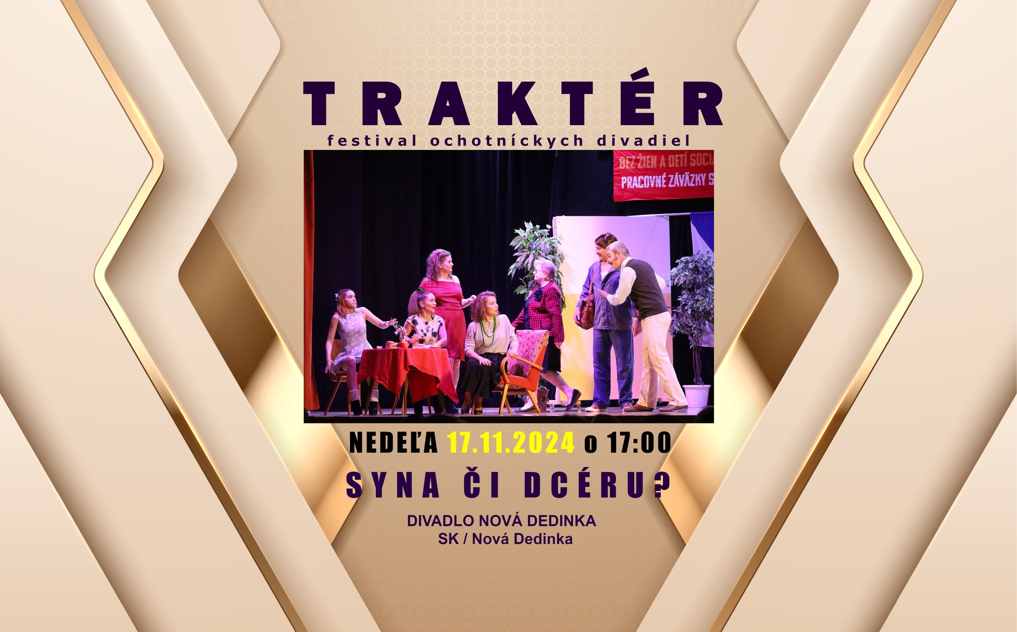 Festival TRAKTÉR / Syna či dcéru