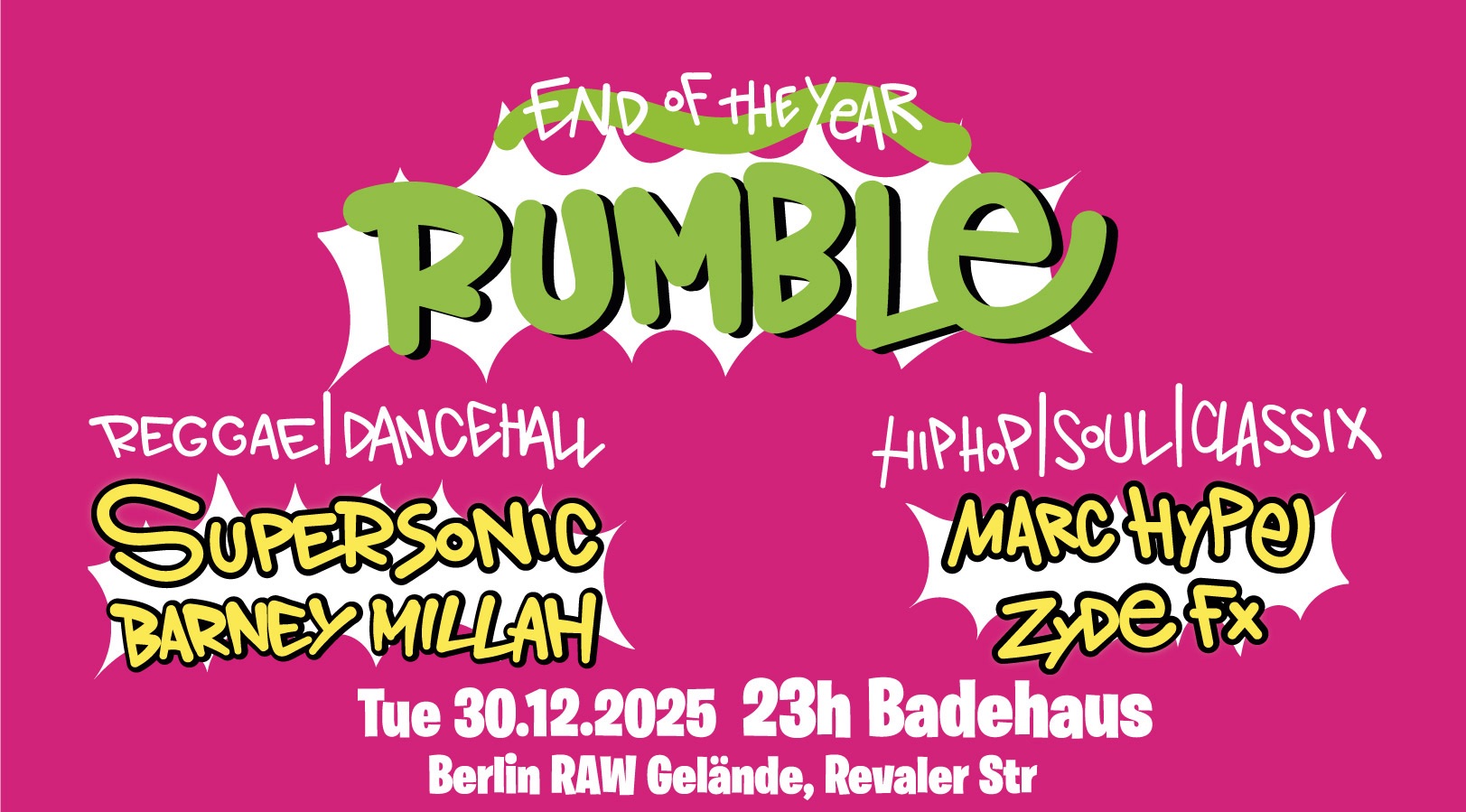 End of the year RUMBLE
