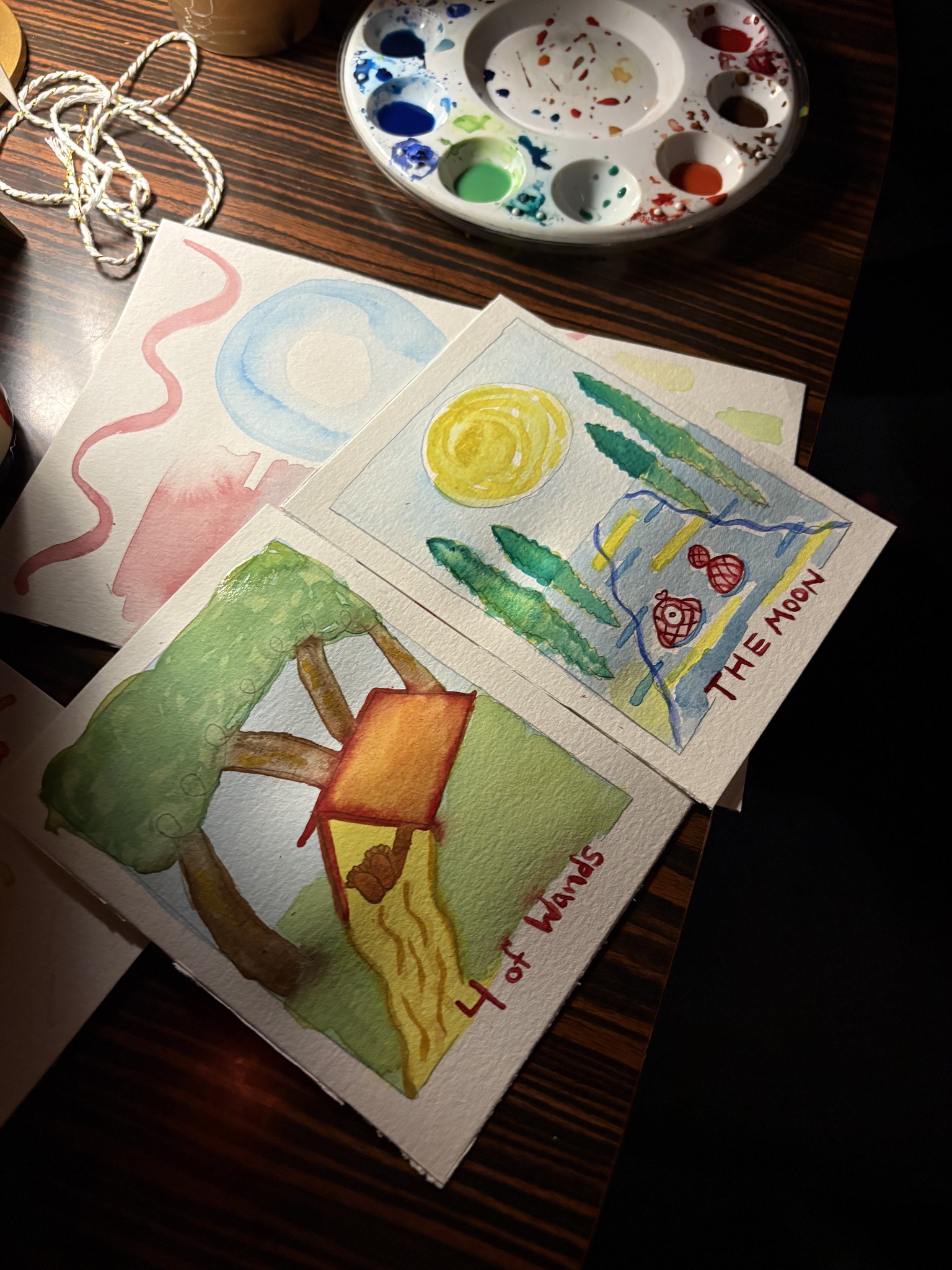 CANCELLED (due to illness) Witchy Watercolor & Tarot