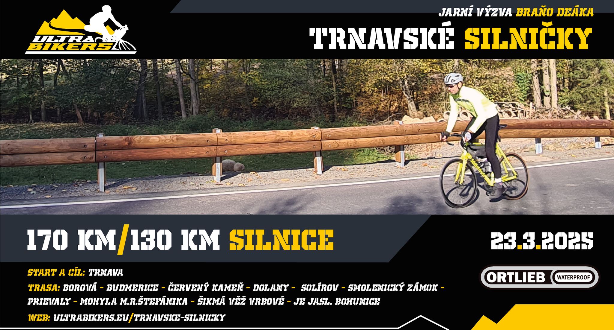 TRNAVSKÉ SILNIČKY - 170km silniční Výzva Poháru UltraBikers
