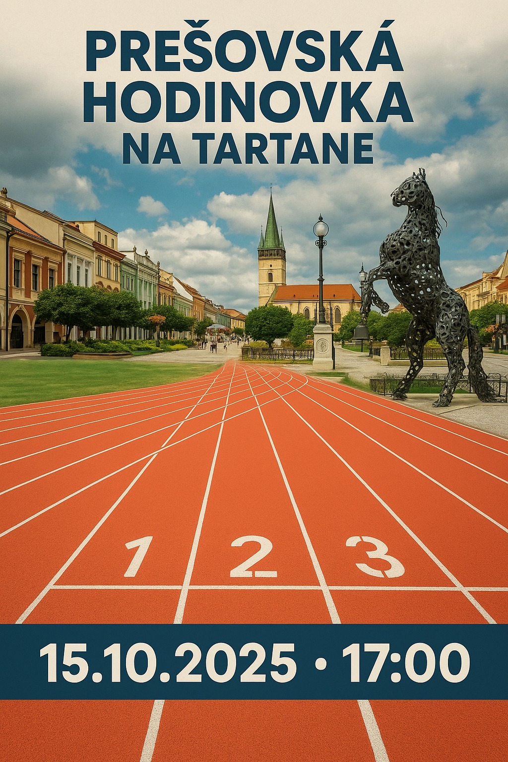 Prešovská hodinovka na tartane 1.ročník