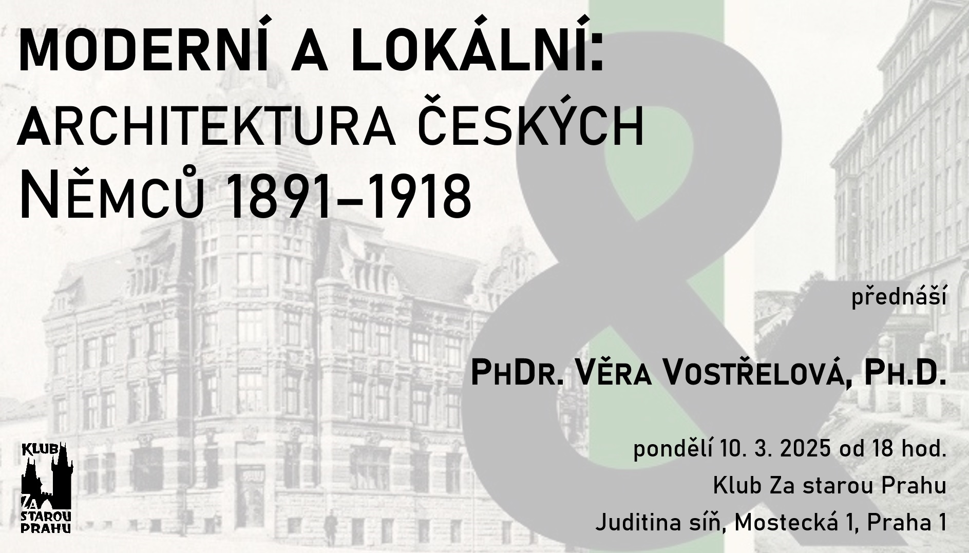 Moderní a lokální: Architektura českých Němců 1891–1918