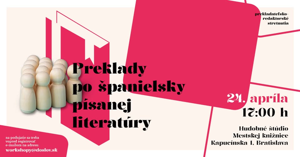 Komunitné stretnutie: preklady po španielsky písanej literatúry