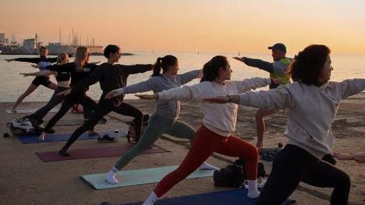 Sunrise Yoga by the Sea with Bodhi