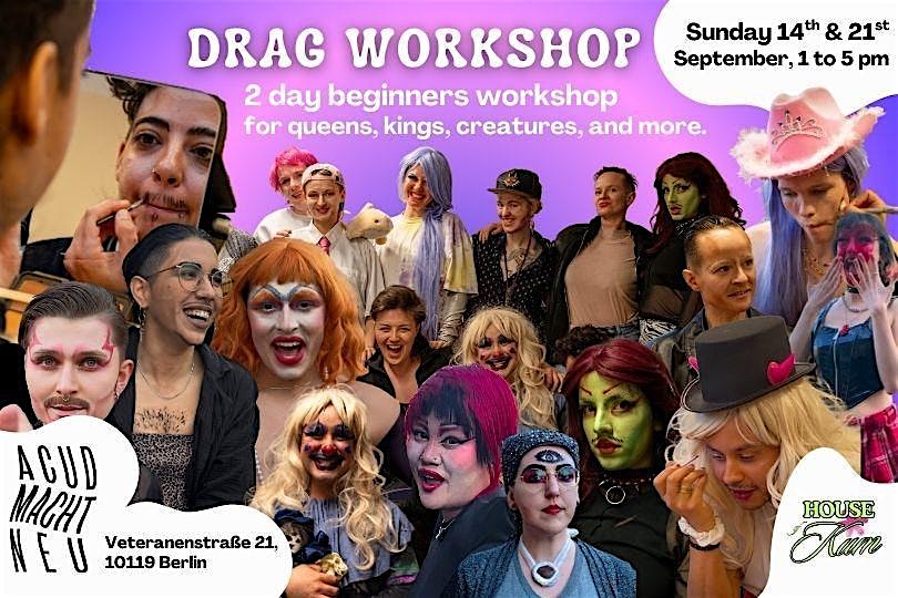 DRAG WORKSHOP BY HOUSE OF KUM