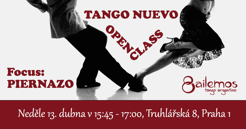 Tango Nuevo Open Class 13.4.: Combination with Piernazo