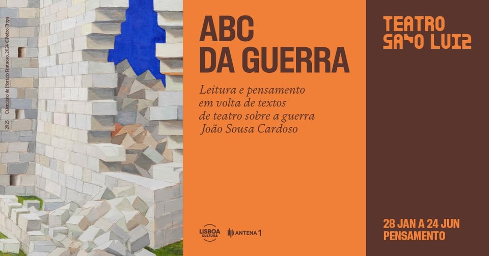 ABC DA GUERRA | Leitura e pensamento em volta de textos de teatro sobre a guerra, João Sousa Cardoso
