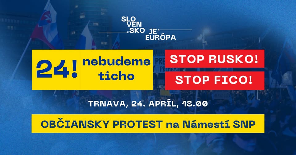 Občiansky protest SLOVENSKO JE EURÓPA