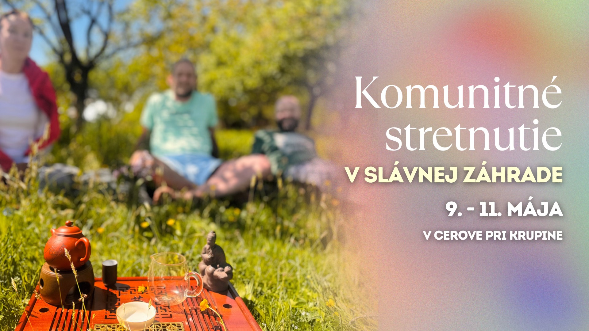 Komunitné stretnutie v Slávnej záhrade