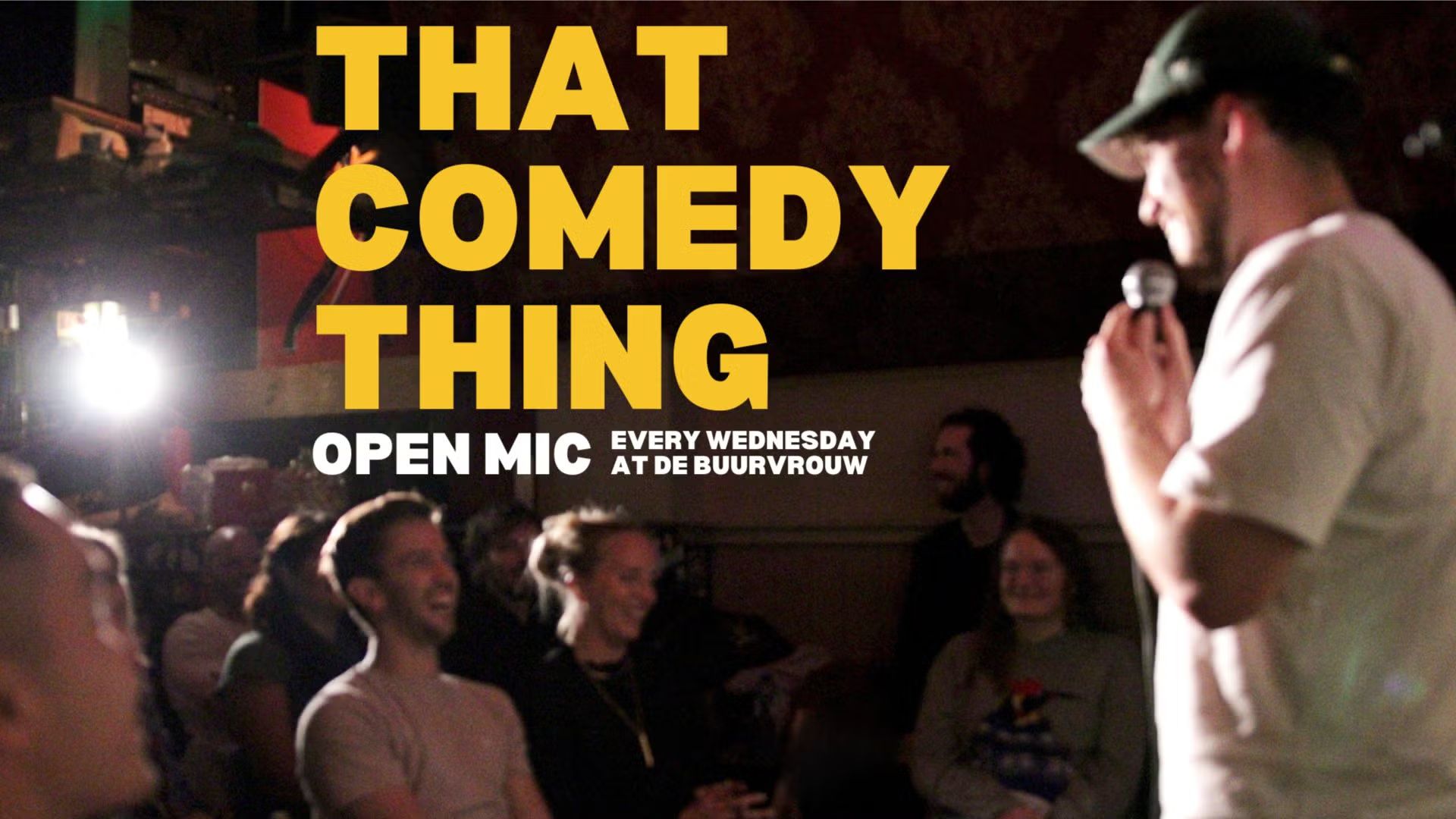 Every Wednesday! Comedy for 5 euros in Downtown Amsterdam!