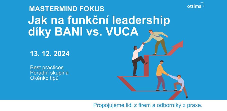 MASTERMIND FOKUS: Jak na funkční leadership díky BANI vs. VUCA