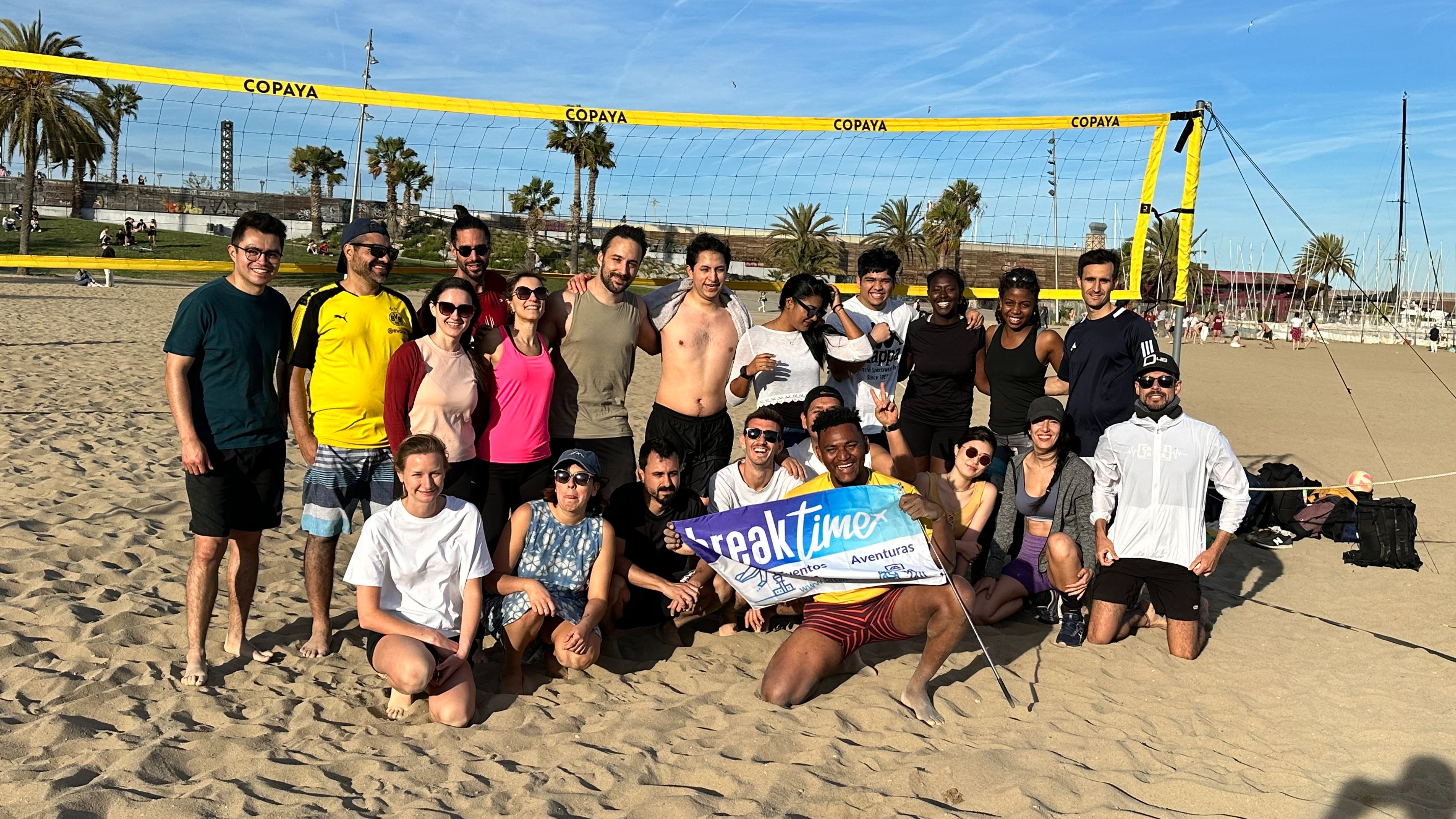 Beach Volley free level - Voley de playa principiantes