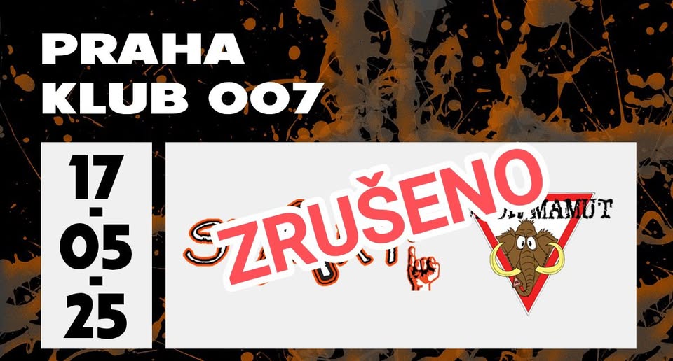 Zrušeno! Fernetman Tour - PRAHA klub 007 Strahov! - STARTi + Pozor Mamut