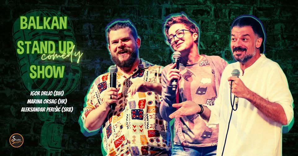 Balkan Stand up Show (BiH/Hr/Srb) @ Comedy Cafe Amsterdam