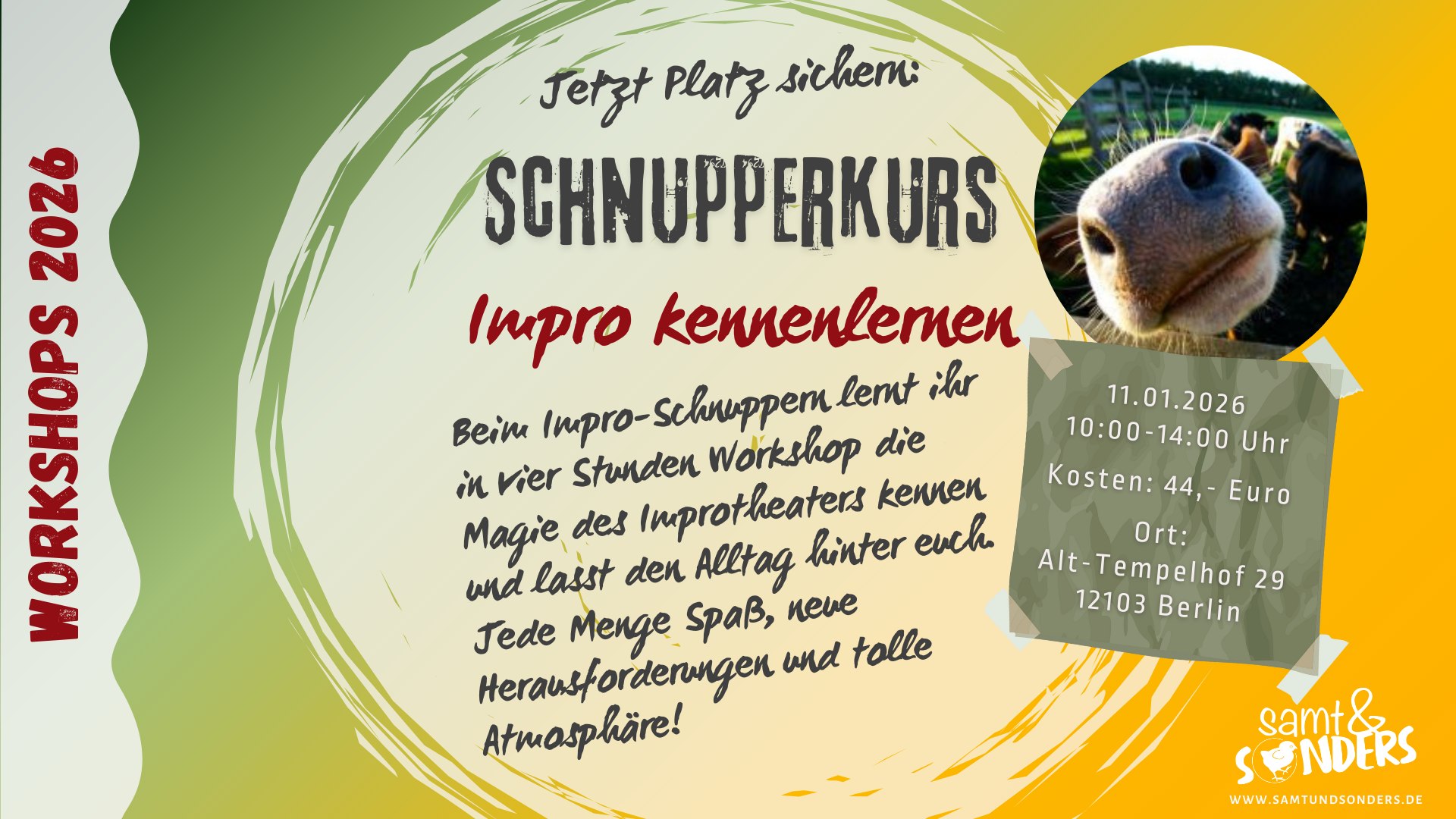 Workshop: IMPRO-Schnuppern