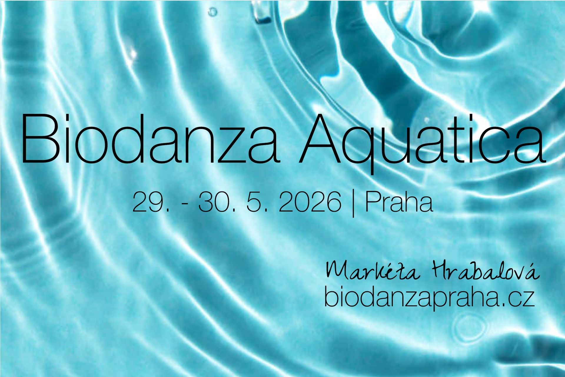 Seminář Biodanza Aquatica (ve vodě) 💦