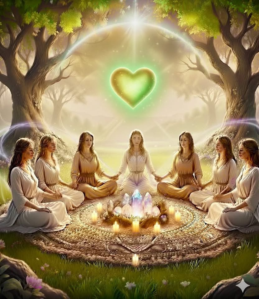 Harmonizujúci energetický ženský kruh