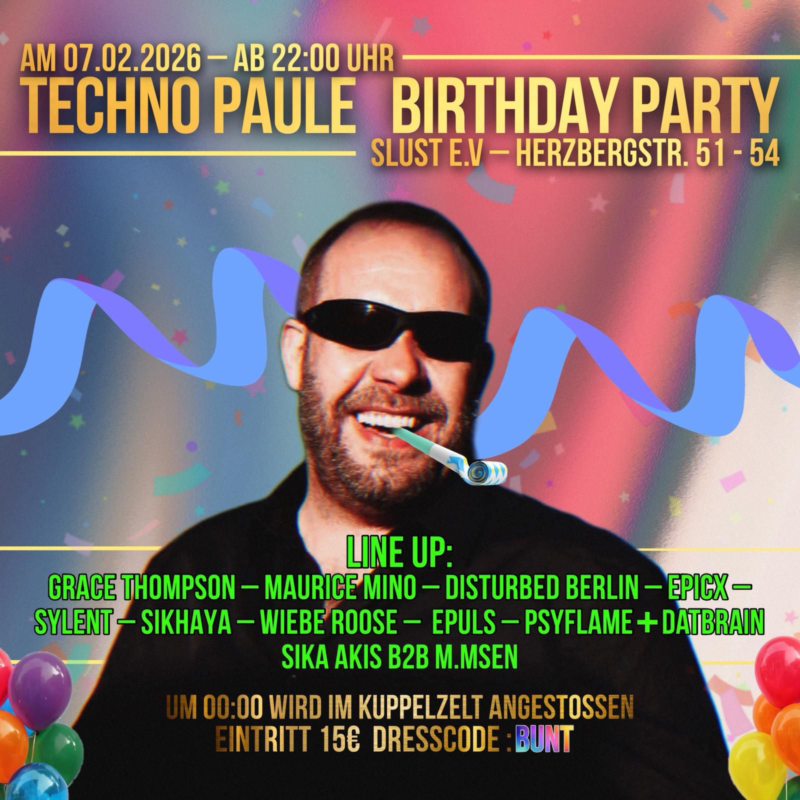 TECHNO PAULE: BIRTHDAY Teil 2