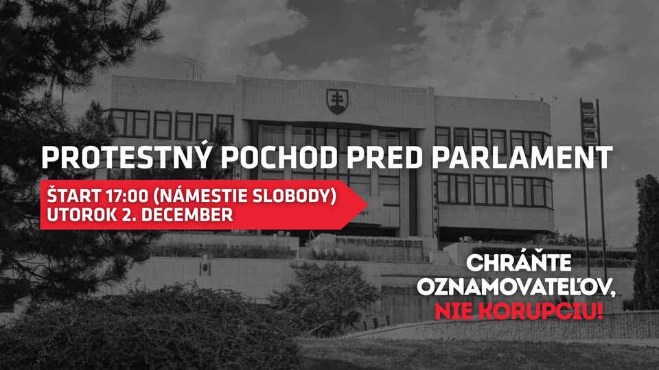 Pochod za ochranu oznamovateľov