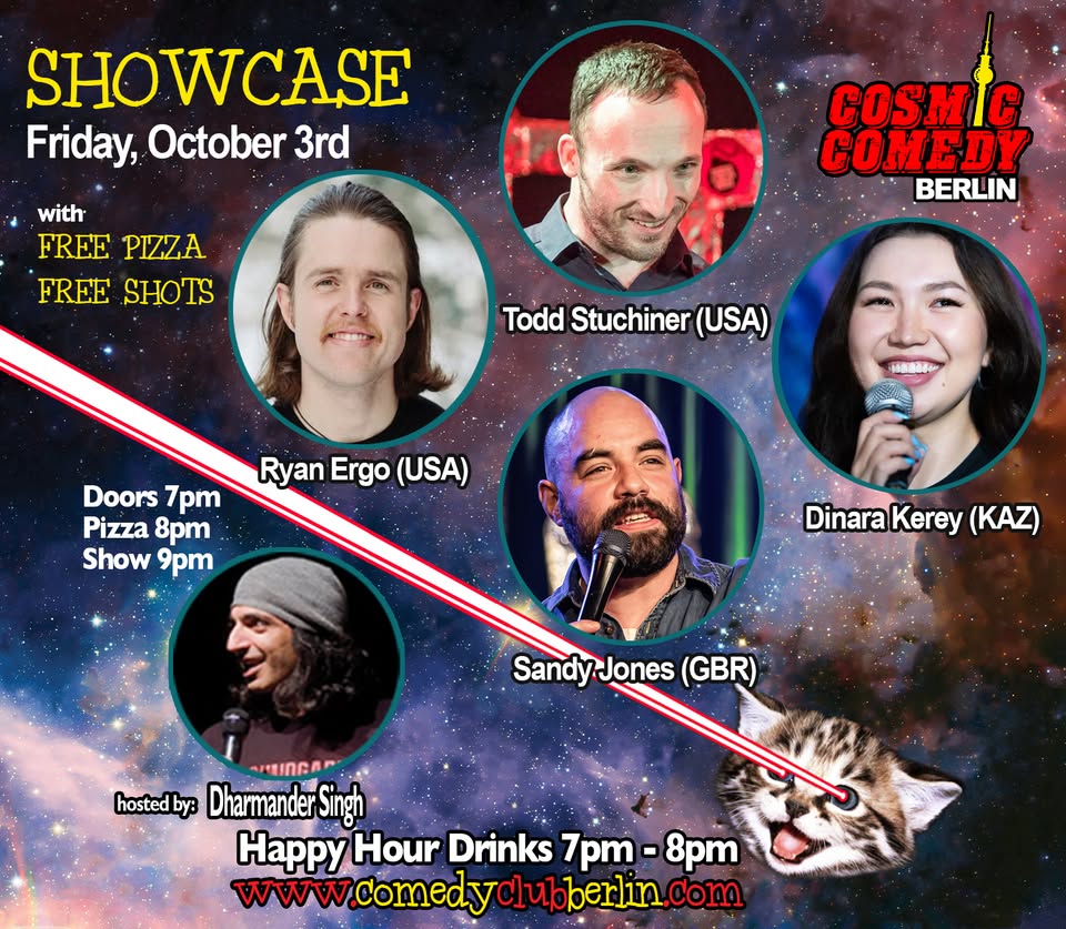 Cosmic Comedy Berlin SHOWCASE FRIDAY