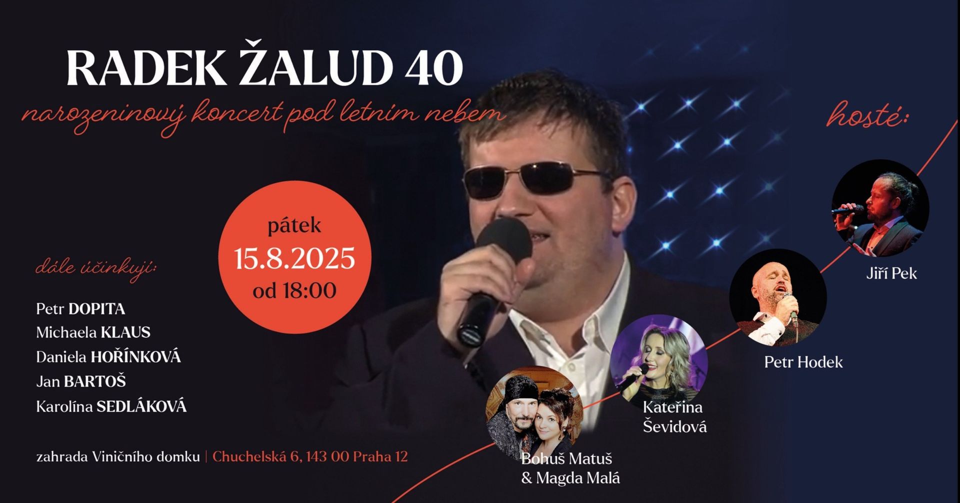 RADEK ŽALUD 4️⃣0️⃣ - narozeninový koncert s hvězdnými hosty