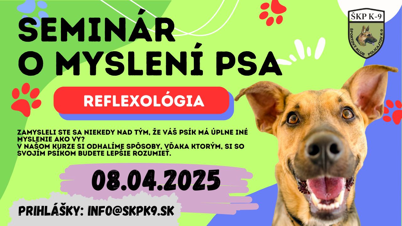 Reflexológia- seminár o myslení psa