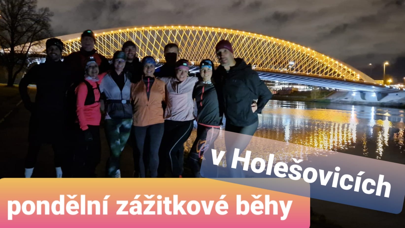 Pondělní zážitkové běhy v Holešovicích