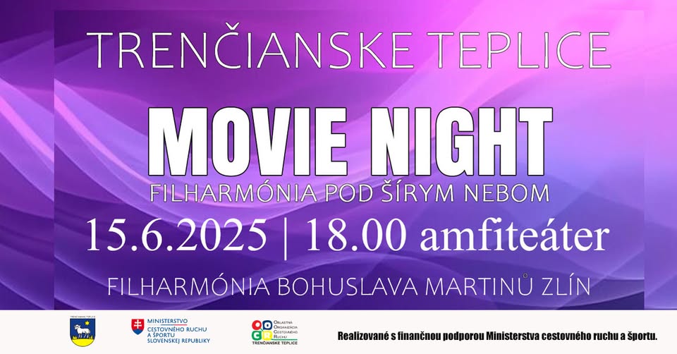 MOVIE NIGHT Filharmónia pod šírym nebom 15.6. | 18:00