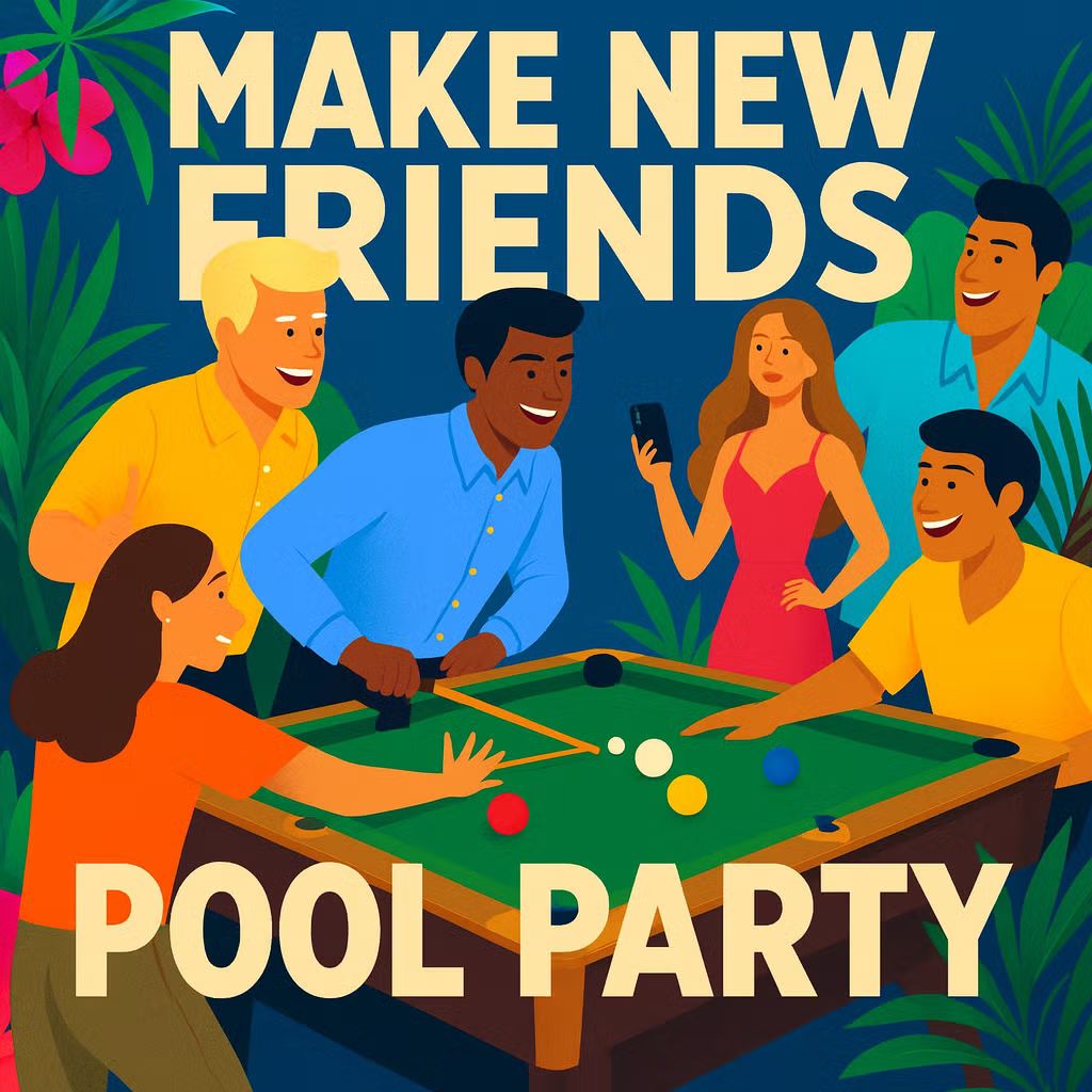 Meet New Friends: Billiards Night 🎱