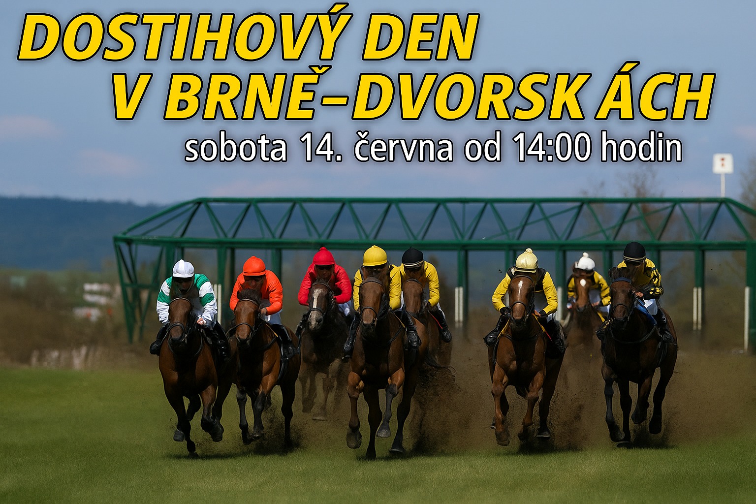Dostihový den Brno-Dvorska 14.6.2025